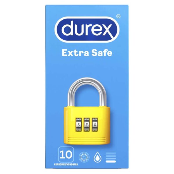 Durex Extra Safe kondomi 10 kpl