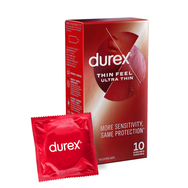 Durex Feel Ultra Thin Kondomi 10 kpl