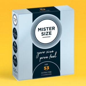 MISTER SIZE Kondomi 53 mm 3 kpl