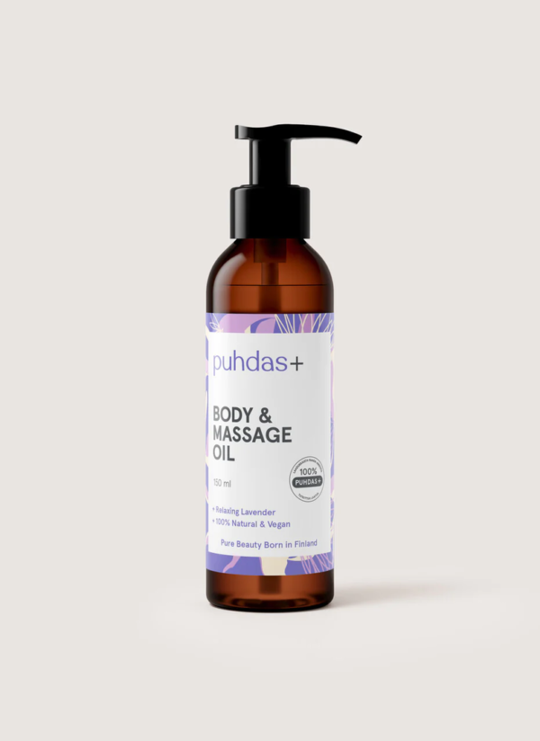 Puhdas+ Body & Massage Oil - Vartalo & Hierontaöljy 150ml - Laventeli