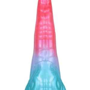 Alien Beast Cyan Rainbow Dildo 21 cm Dragon Dildo