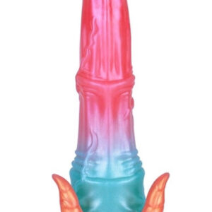 Alien Beast Cyan Rainbow Dildo 23,5 cm Dragon Dildo
