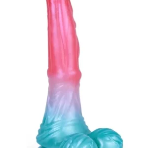 Alien Beast Cyan Rainbow Dildo 24,8 cm Dragon Dildo