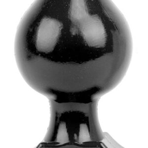 All Black Vinyl Anal Plug 22 cm XL-anaalitappi
