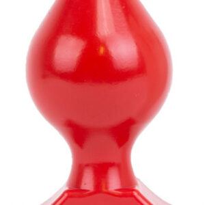 All Red Vinyl Anal Plug 16,5 cm XL-anaalitappi