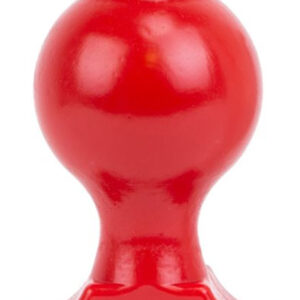 All Red Vinyl Anal Plug 17 cm Paksu anaalitappi