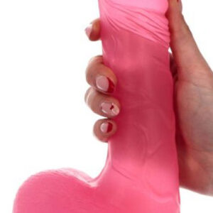 Alvaro Dildo Transparent Pink 23 cm Dildo