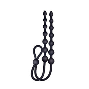 Arse Beads - Tupla-anaalihelmet pariskunnille, silikoniset, pariskunnille, anaalihelmet, orgasmi, laadukkaat, vesitiivis