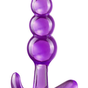 B Yours Triple Bead Anal Plug Purple Mini Anaalitappi
