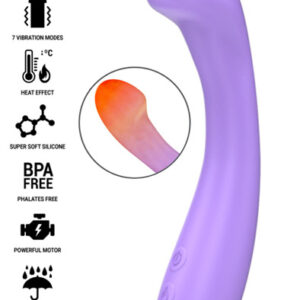 Becky Vibrator Heatable 7 Vibrations Värisevä dildo