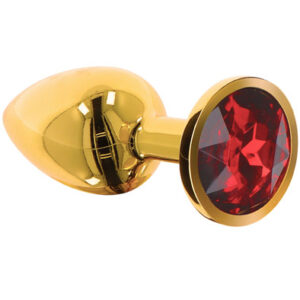 Butt Plug With Diamond Jewel Small Anaalitappi metallia