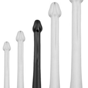 Darksil Whale Dildo Large Black 42 cm Extra pitkä anaalidildo