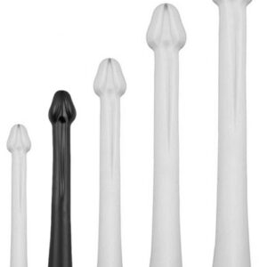 Darksil Whale Dildo Medium Black 40 cm Extra pitkä anaalidildo