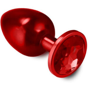 Deep Red Plug Small Anaalitappi metallia