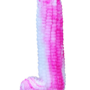 Dildo Corn Pink-White 20 cm Dragon Dildo