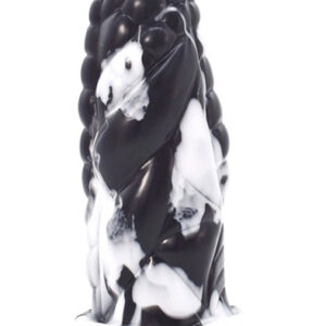 Dildo Pythor Black-White 23 cm Dragon Dildo