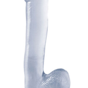 Dong With Suction Cup Transparent 25 cm Dildo