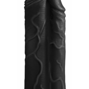 Double Stuffer Double Dildo Black 25 cm Tupla dildo