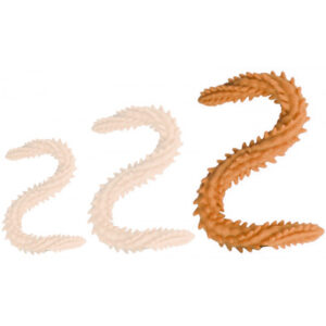 DoublePlayz Double Dildo Scolop Orange 60 cm Extra pitkä anaalidildo