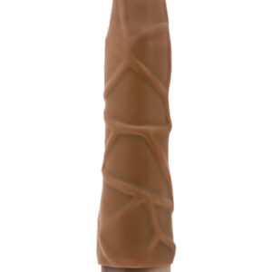Dr. Skin Cock Vibe 1 Cock 22,5cm Mocha Värisevä dildo