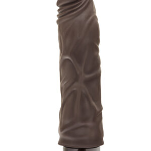 Dr. Skin Cock Vibe 10 Chocolate 22,5cm Värisevä dildo