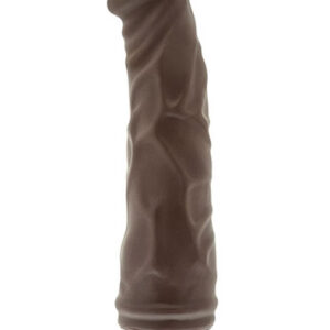 Dr. Skin Vibe 6 Chocolate 22,5cm Värisevä dildo