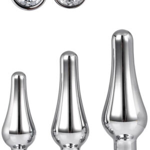 Dream Toys Gleaming Love Pleasure Set Silver Anaalitappi setti