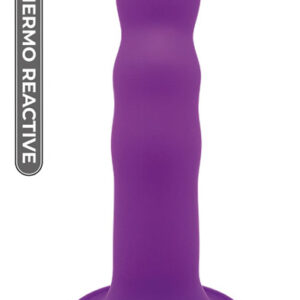 Dream Toys Premium Ribbed Dildo Purple Dildo