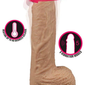 Dual Layered Rotating Nature Cock 21,5cm Värisevä dildo
