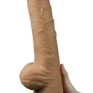 Dual-Layered Silicone Handle Cock 33 cm Dildo