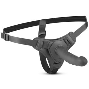 Easytoys Silicone Strap-On Bended 14,5 cm Strap-on valjailla