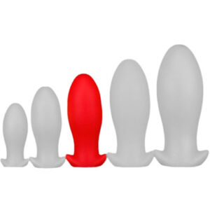 Eggplay Silicone Plug Saurus Egg Red Large Paksu anaalitappi