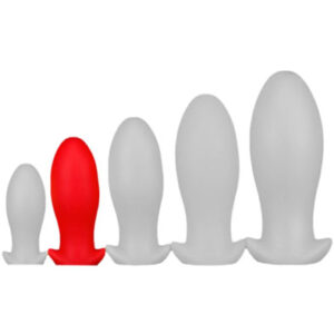 Eggplay Silicone Plug Saurus Egg Red Medium Paksu anaalitappi