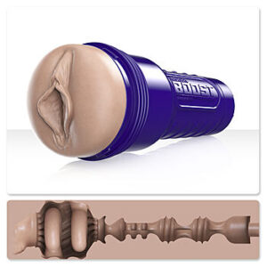 Fleshlight Boost Bang - Tekovagina, vaalea, Light Medium, aidon näköinen ja tuntuinen