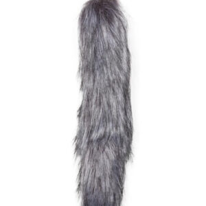 Fox Tail Plug No. 6 Silver Anaalitappi hännällä