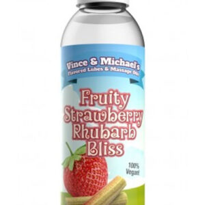 Fruity Strawberry Rhubarb Bliss Flavored Lubricant 50ml Liukuvoide maulla