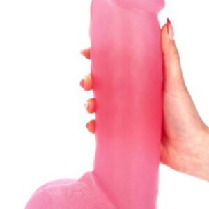 Fulvio Dildo Transparent Pink 31 cm XL dildo