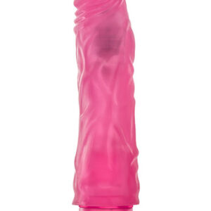 Glow Dicks The Drop Pink 21,5 cm Värisevä dildo