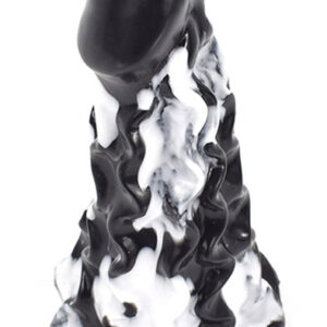 Himiks Dildo Black-White 22 cm Dragon Dildo