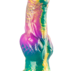 Iris Dildo With Rainbow Testicles Of Pleasure 22,5 cm Monster dildo