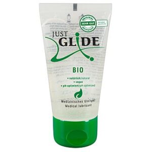 Just Glide Bio - Liukuvoide, luomuliukkari, vesipohjainen, dermatologisesti testattu
