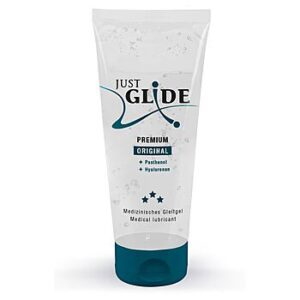 Just Glide Premium - Liukuvoide, 200 ml, rauhoittava, hoitava, vegaaninen, dermatologisesti testattu