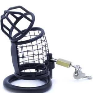Kiotos Chastity Cage Squares Black 45 mm Siveyshäkki