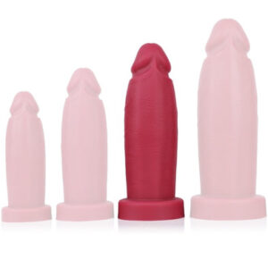 Larry Silicone Dildo Red 24 cm Anaalidildo