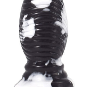 Linox Plug Black-White 20cm Paksu anaalitappi