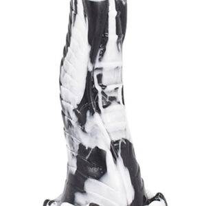 Lizard Dildo Black-White 23 cm Dragon Dildo