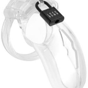 Lockdown Chastity Cage Clear Medium Siveyshäkki