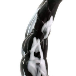 Lonykle Dildo Black/White 21,5 cm Dragon Dildo