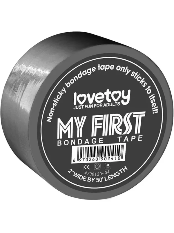 Lovetoy Non-Sticky Bondage Tape Grey 15m Bondageteippi