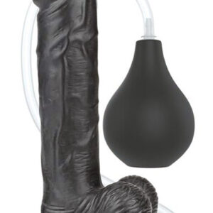 Lovetoy Squirt Extreme Dildo Black 23cm Squirttaava dildo